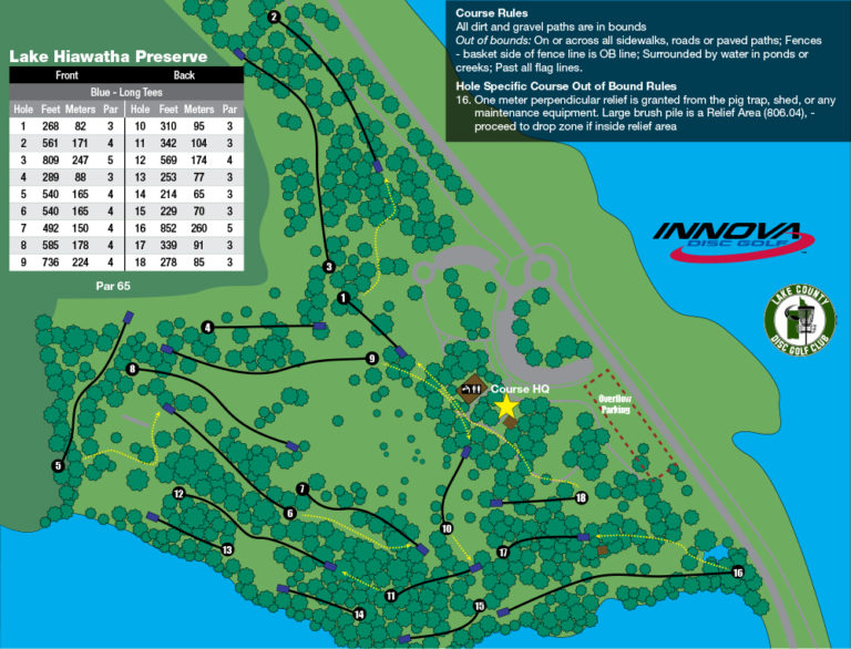 Lake Hiawatha Preserve – 2021 PDGA Amateur Disc Golf World Championships